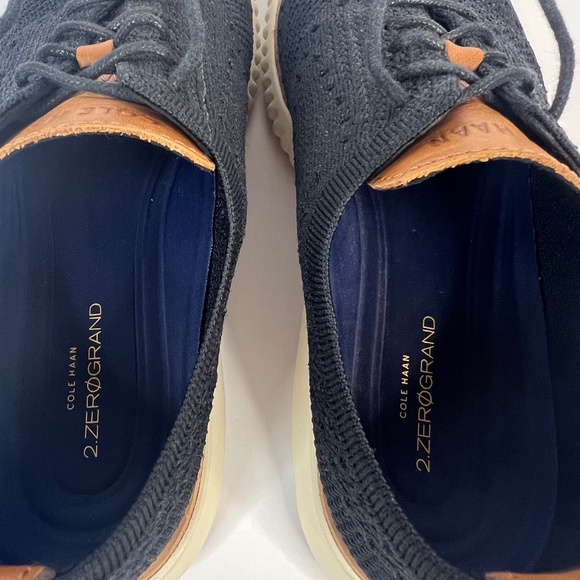 Cole Haan 2.ZERØGRAND Stitchlite Wingtip Oxford Black C27568 Mens Size 10M US - Picture 8 of 10